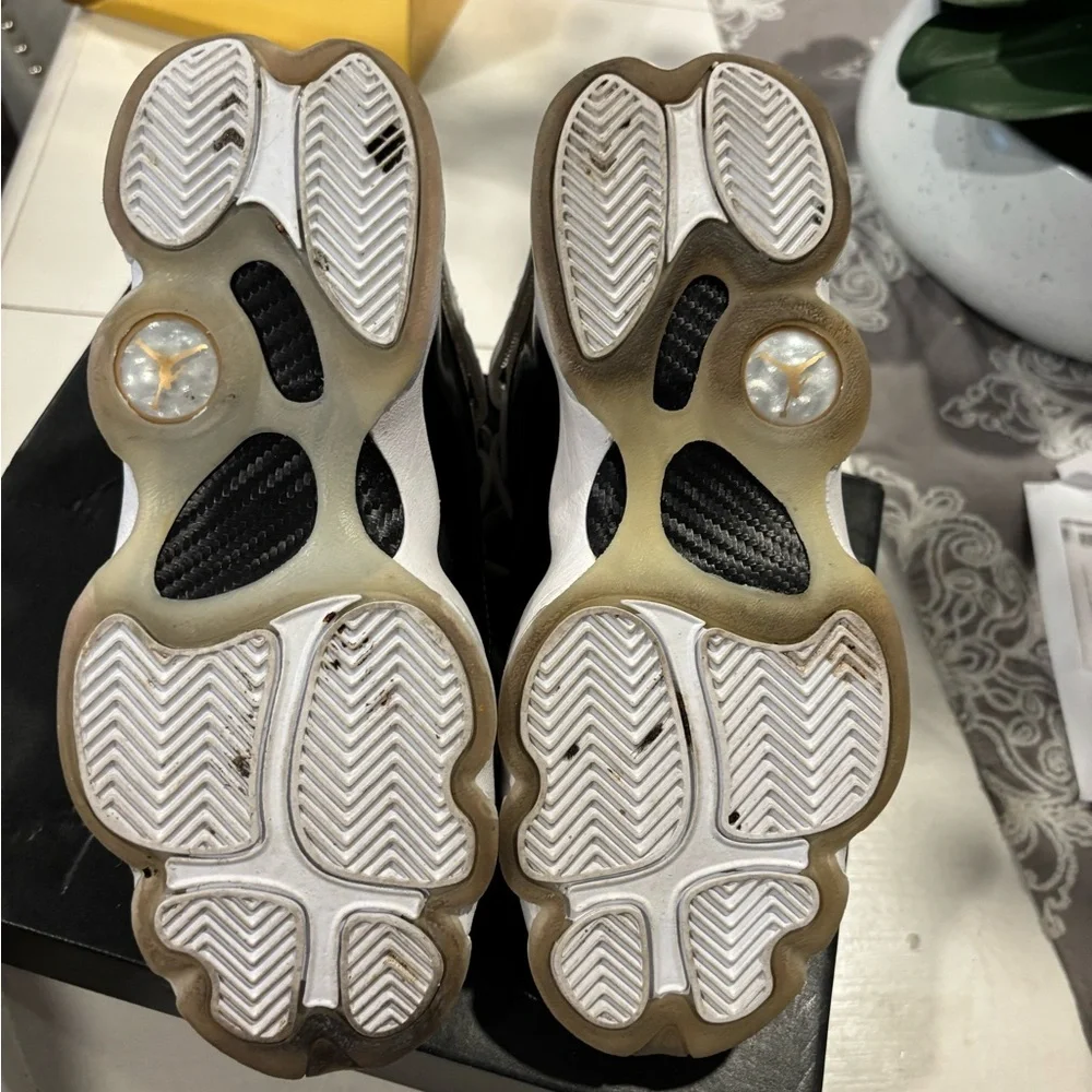 Jordan Retro Black and White Sneakers - Picture 5 of 11